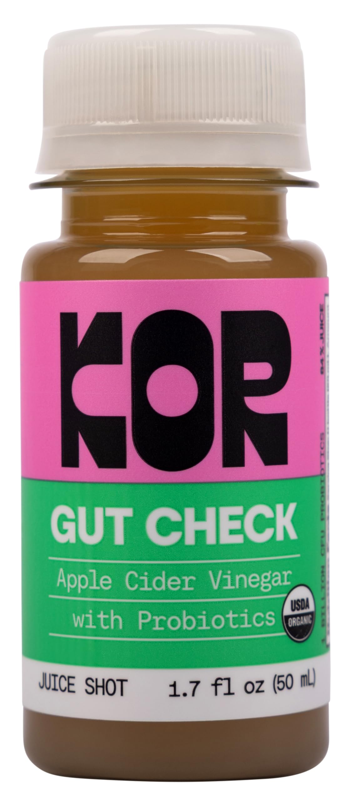 APPLE CIDER VINEGAR SHOT, GUT CHECK, GUT CHECK