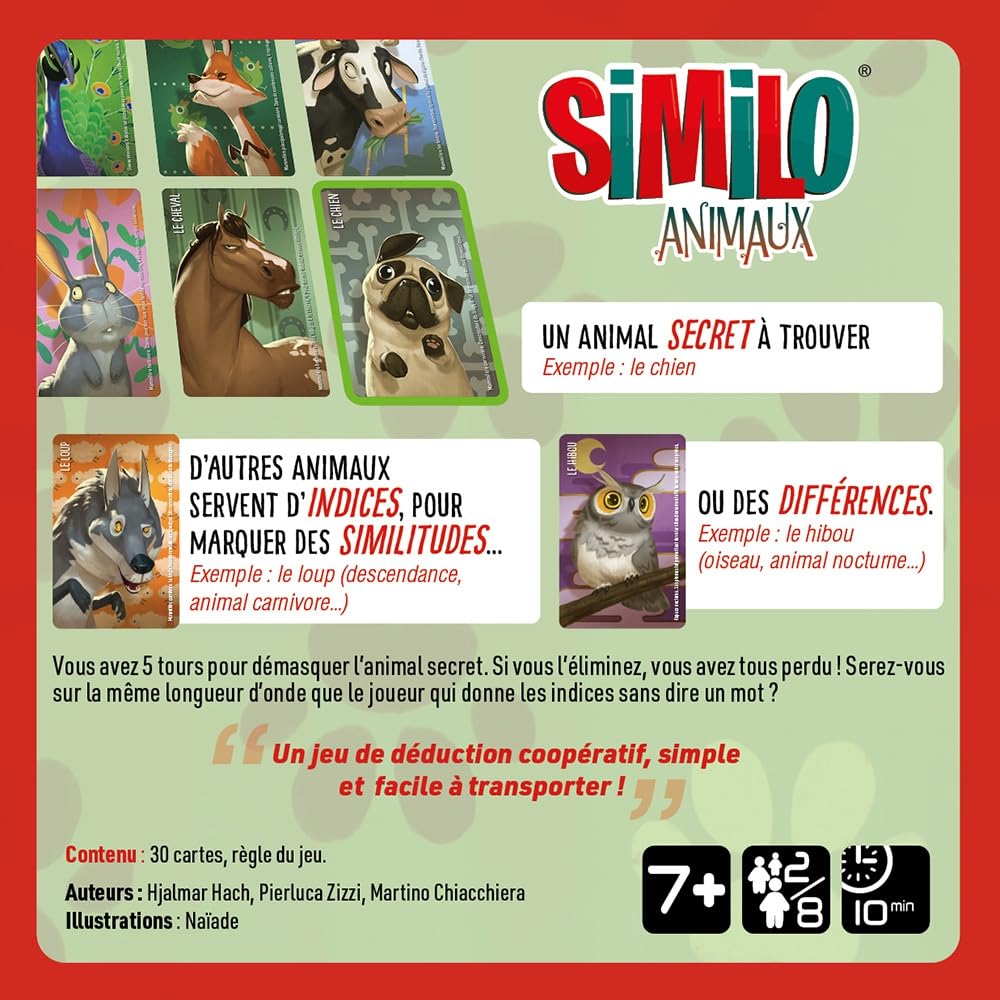 Lot Similo Animaux + Animaux Sauvages Version Française + 1 Décaps Blumie (Animaux + Sauvages)