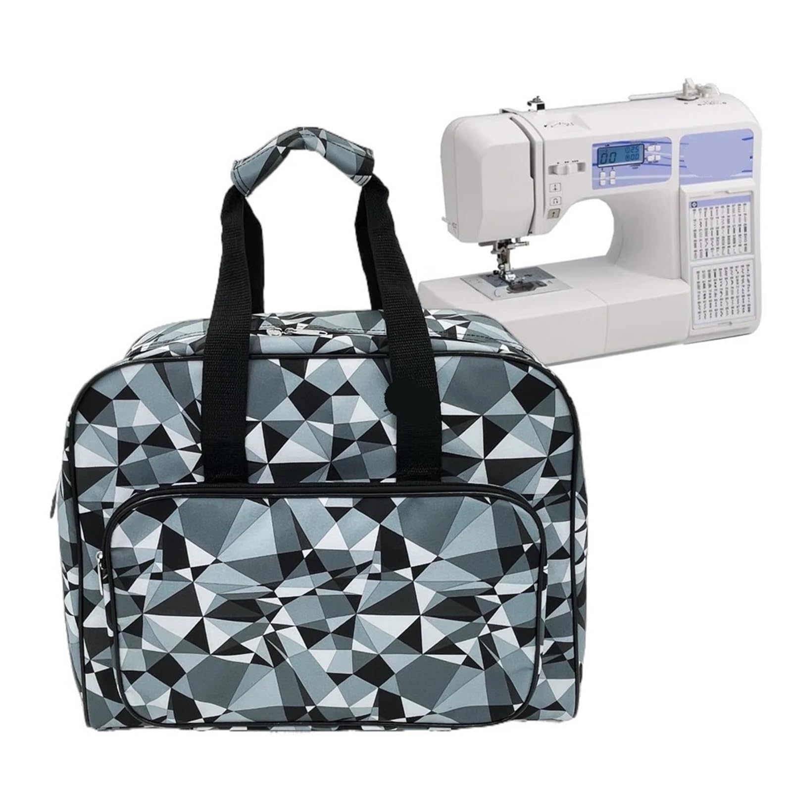 Estuche for máquina de Coser de Gran Capacidad, Bolsa de Almacenamiento for Overlock, Bolsa de Transporte Acolchada