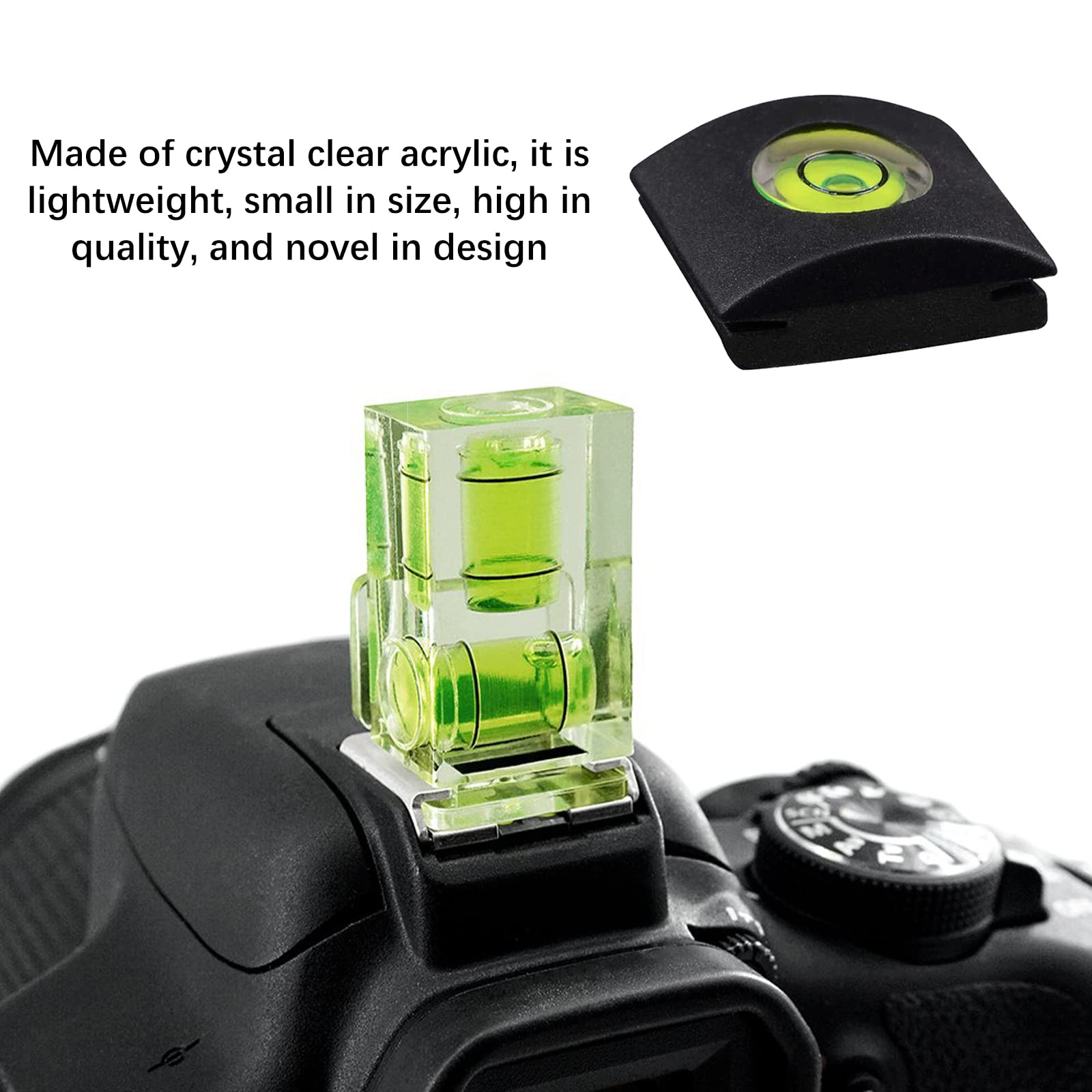 Livello di scarpa calda, livello di bolla per macchina fotografica, copertura per scarpa Flash, a bolle di scarpa macchina fotografica, copertura per scarpe- accessorio per la fotografia