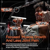 Vista 7 de Angles90 Original Pull-Up Grips - Lat Pulldown Attachment - T-Bar Row & Cable Machine - D Handle - Forearm Strength Trainer - Gym Equipment