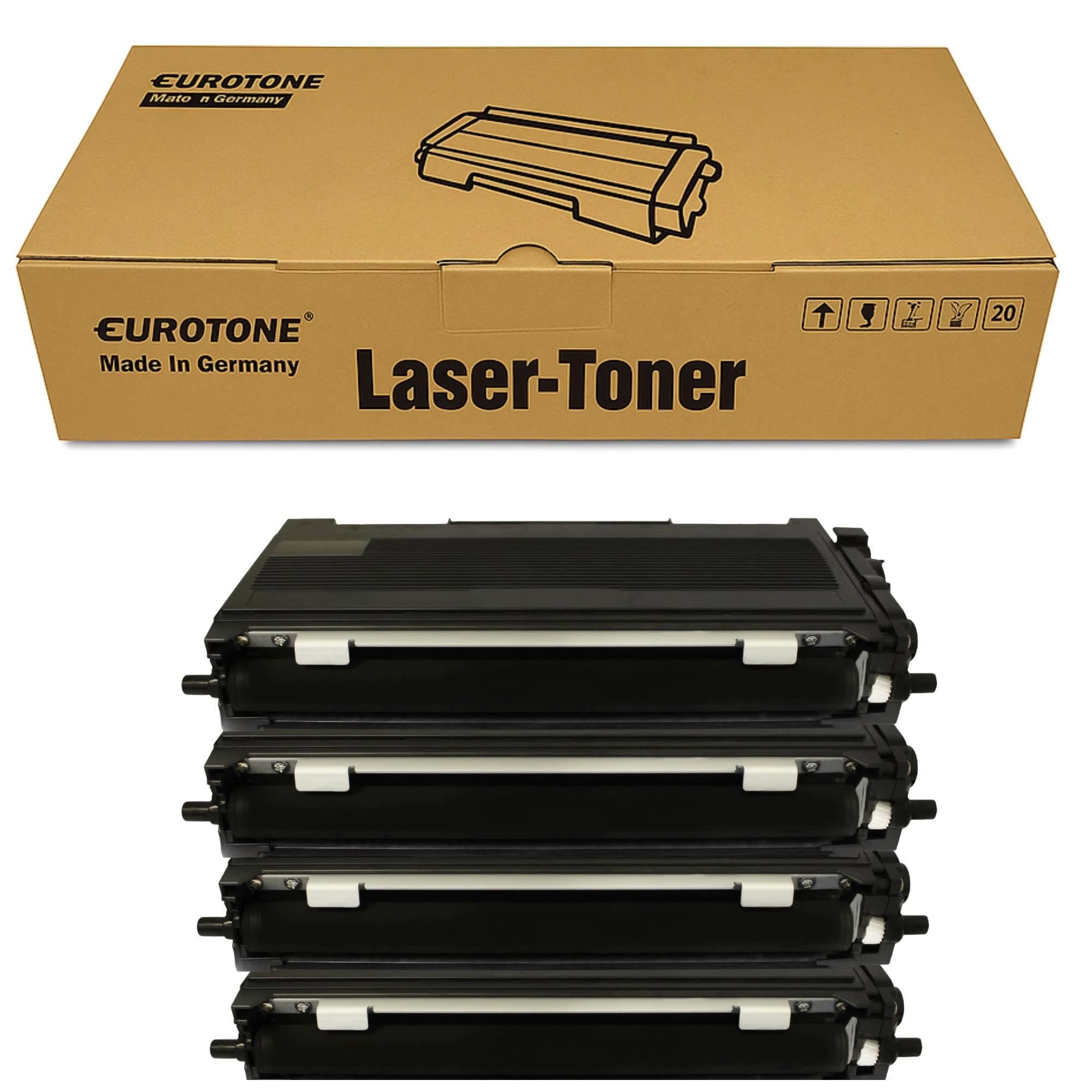 Eurotone Toner 4X kompatybilny z Brother DCP-L2510 DCP-L2512 DCP-L2530 DCP-L2537 DCP-L2550 zastępuje TN-2420 Black Black o 25% większej wydajności