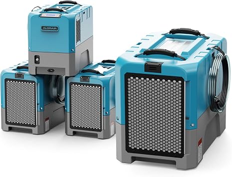 ALORAIR 180 PPD Commercial Industrial Dehumidifier with Pump Pack of 4