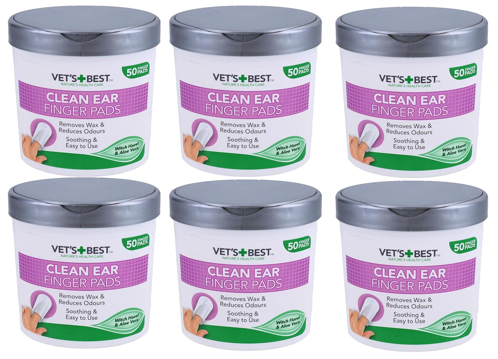 AB Tools Lot de 300 lingettes nettoyantes pour les oreilles de chien