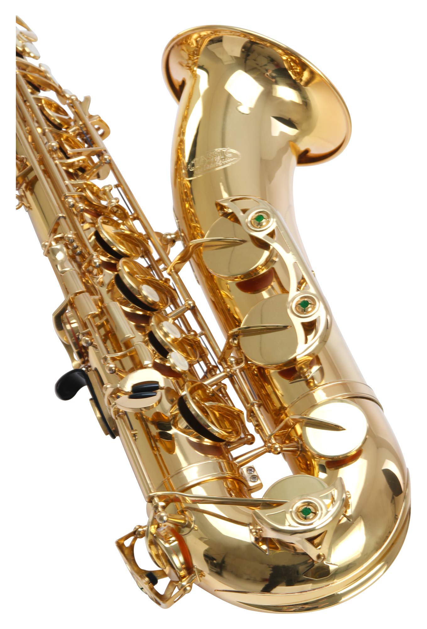 Classic Cantabile Winds TS-450 Saxophone Ténor Sib - Accordage Sib - Clé Fa# aigu - Pack Économique incluant 10 Anches de Saxophone