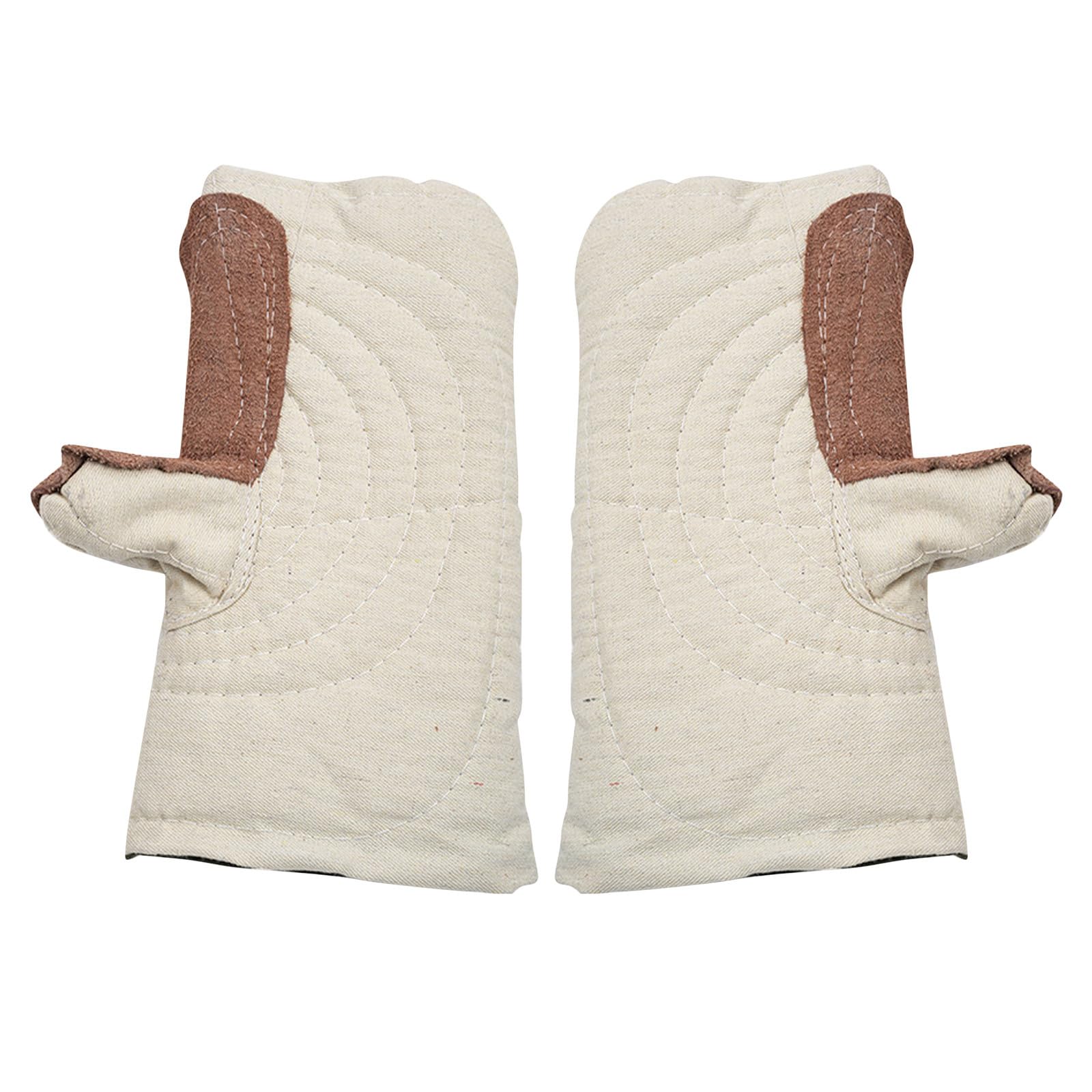 Alipis 1 Paio di Guanti da Forno ignifughi e Resistenti al Calore, Guanti in Cotone termoisolanti per lavori sul, Protezione Alte Temperature, Set di antiscottatura