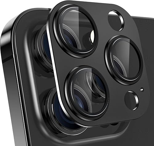 YWXTW Protector de lente de cámara para iPhone 15 ProiPhone 15 Pro Max, 11 ajuste perfecto Protector de pantalla de cámara de vidrio templado de