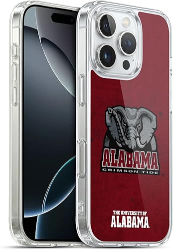 Miniatura 248 de Head Case Designs Funda de gel con logotipo oficial de la Universidad de Alabama UA [protección de grado militar] compatible con Apple iPhone 11