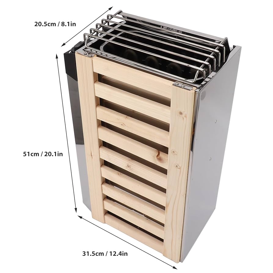 サウナストーブ　サウナヒーター　サウナ加熱装置 Amazon | 【Ptomoto】 ステンレス鋼 サウナヒーター サウナ加熱