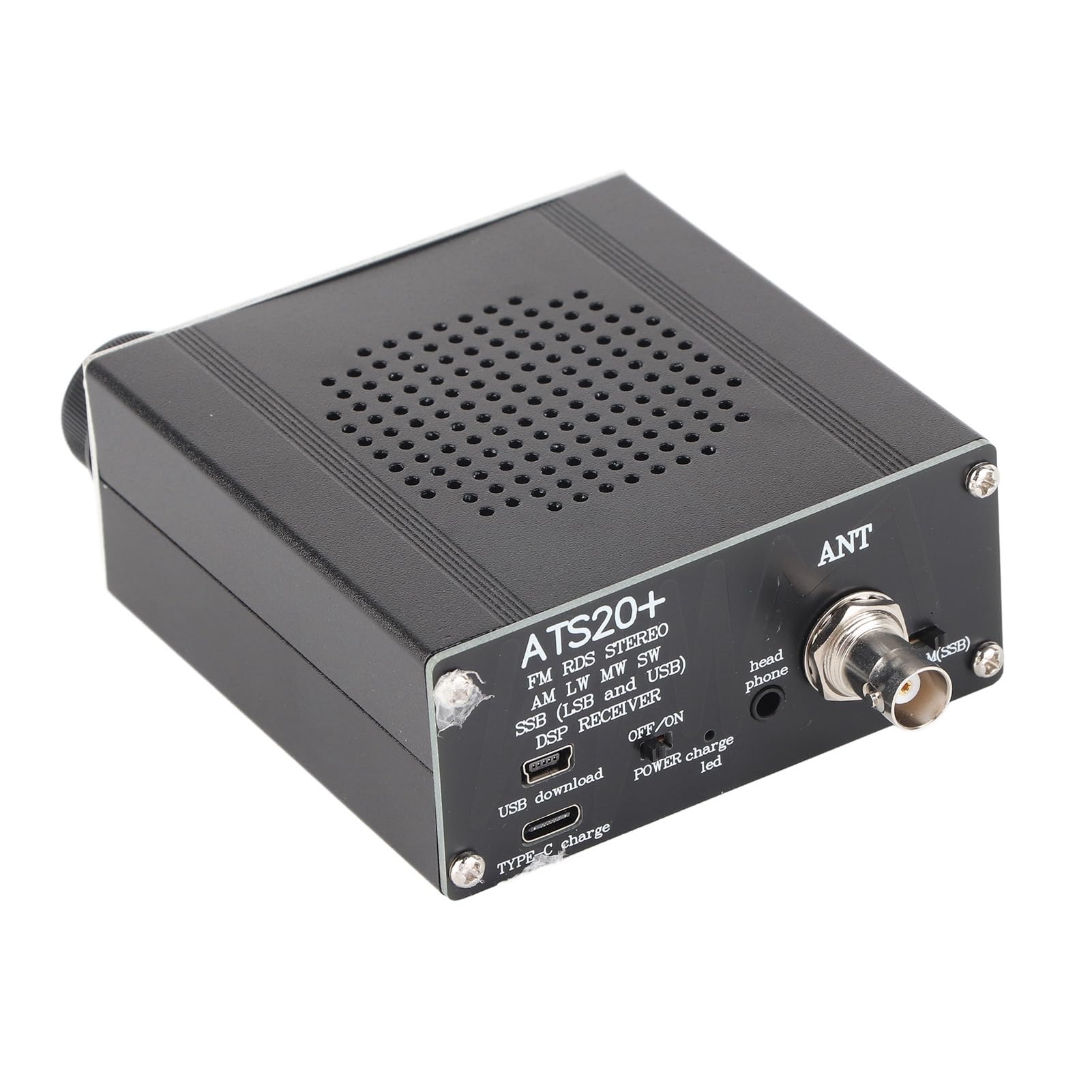 Récepteur Radio Pleine Bande Récepteur Radio Pleine Bande, Récepteur Radio Portable Pleine Bande AM FM SSB LSB USB Scanner Radio Pleine Bande avec Antenne Récepteur de Bande MW