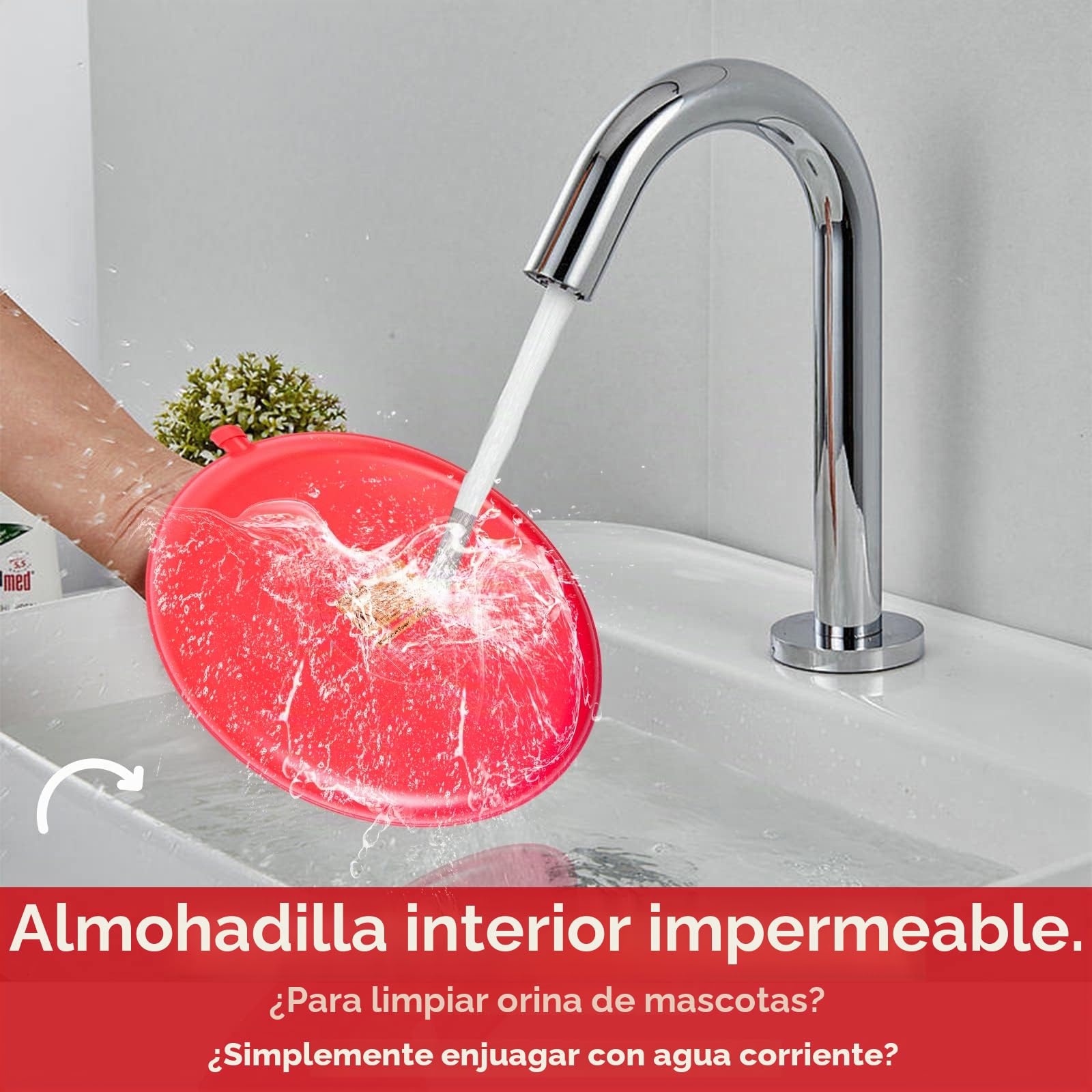 GELBESTY Almohadilla de calefacción para Mascotas para Perros y Gatos, Almohadilla de Calor para microondas con Cubierta de Forro Polar, Almohadilla térmica Interior de Gel térmico para Mascotas,
