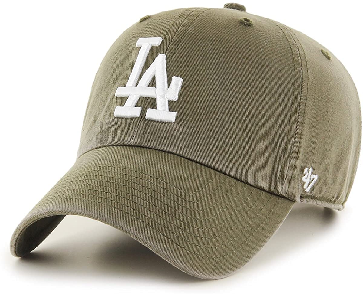 '47 MLB Los Angeles Dodgers - Cappello Regolabile, Taglia Unica per Adulti - Verde - Taglia Unica