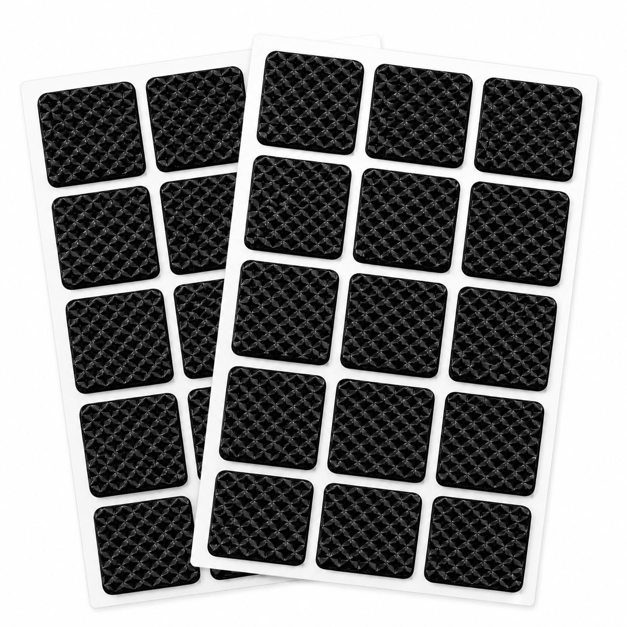 Non Slip Furniture Pads Solid Rubber Furniture Pads 1 Inch Round 30 Pieces Black Stopper Self Adhesive Anti-Slip Grippers for Bed Couch Table Rubber Feet Floor Protectors-image-4