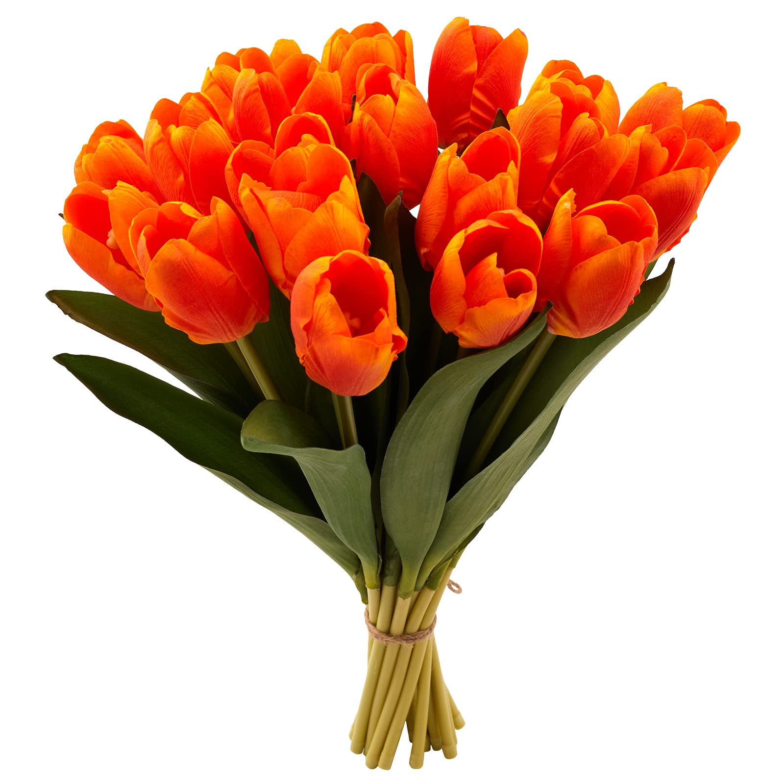 GoeJardin 20-Pack Real Touch Artificial Tulips