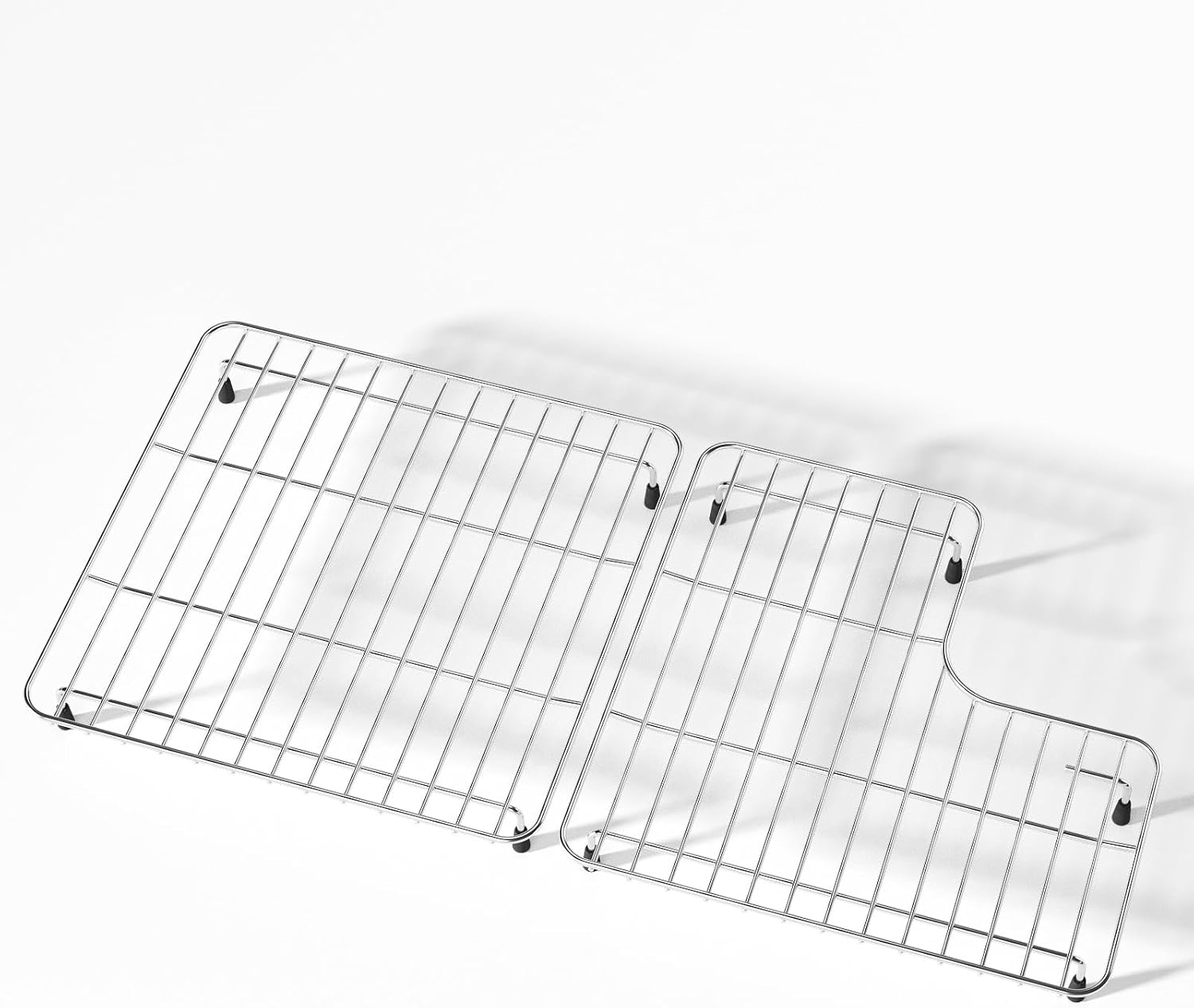 Sink Protectors for Kitchen Sink for Kohler K-6488 K-6 489 K-6639-ST, Sink Grate Grid for Bottom of Sink, Metal Sink Rack, Bottom Basin Rack, Stainless Steel, 29.5" * 14.8"