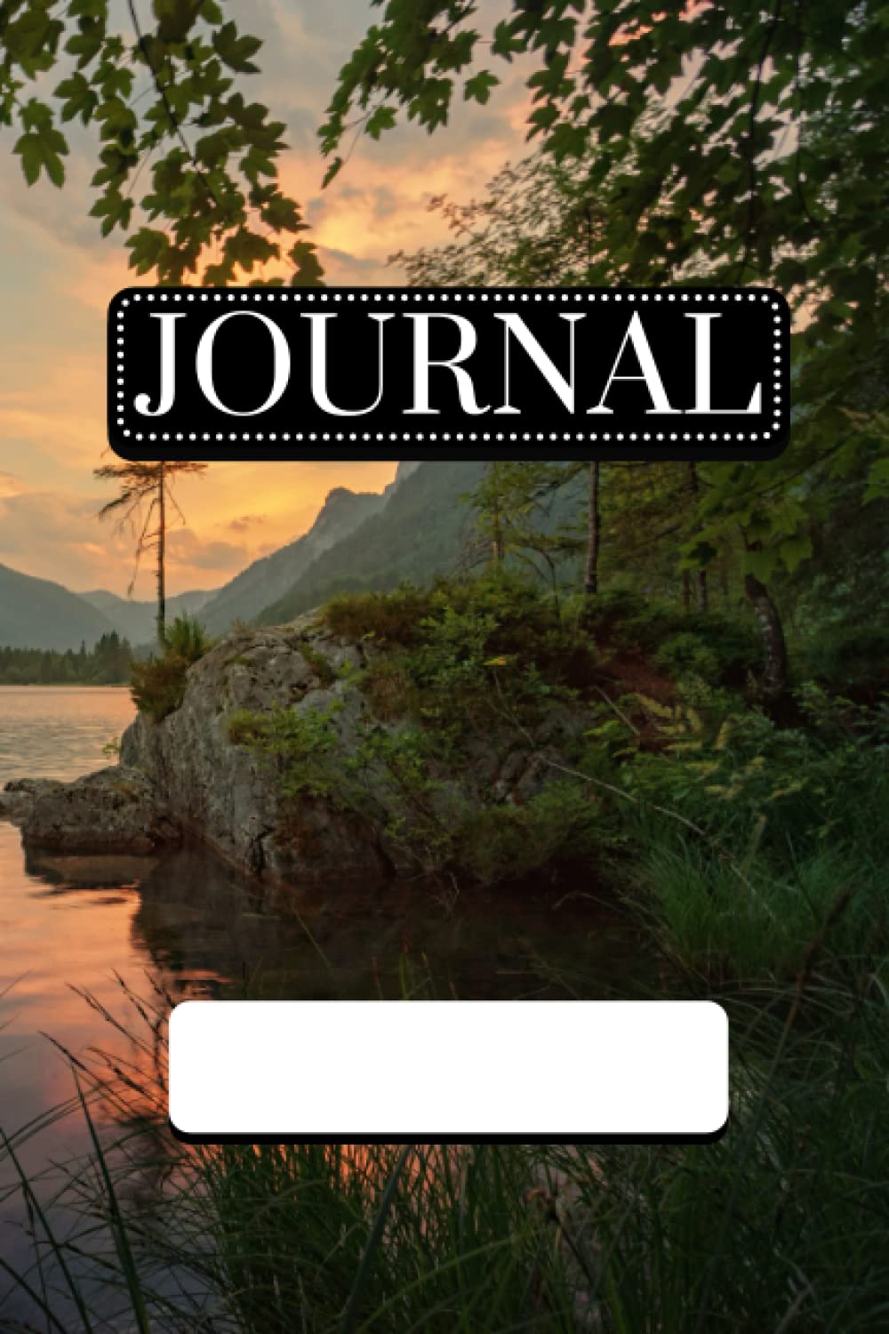 Vintage Lake Journal: Vintage Nature Journal, 6x9 160 pages, journal with lake