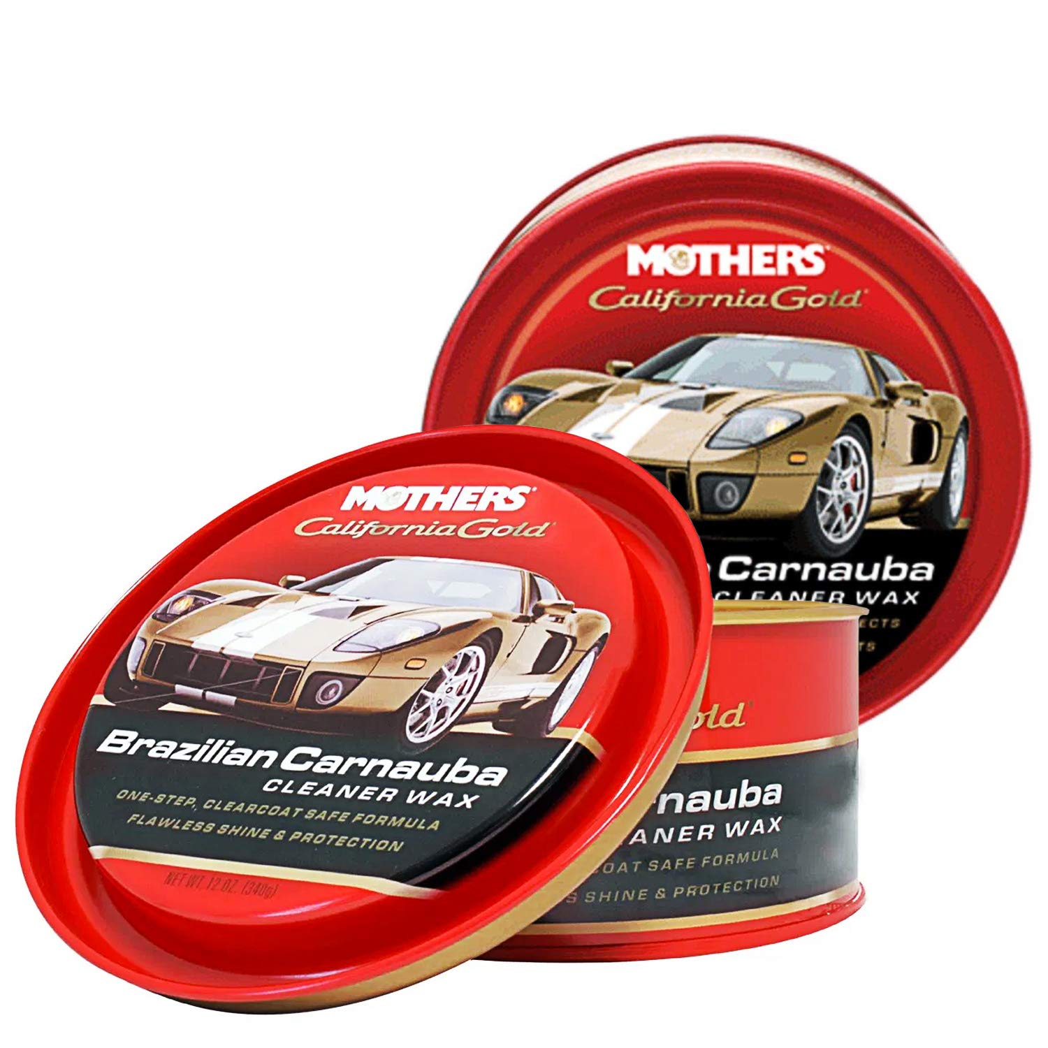 Carnauba Wax, 12 Oz. Mothers Carnauba Wax Paste (2)