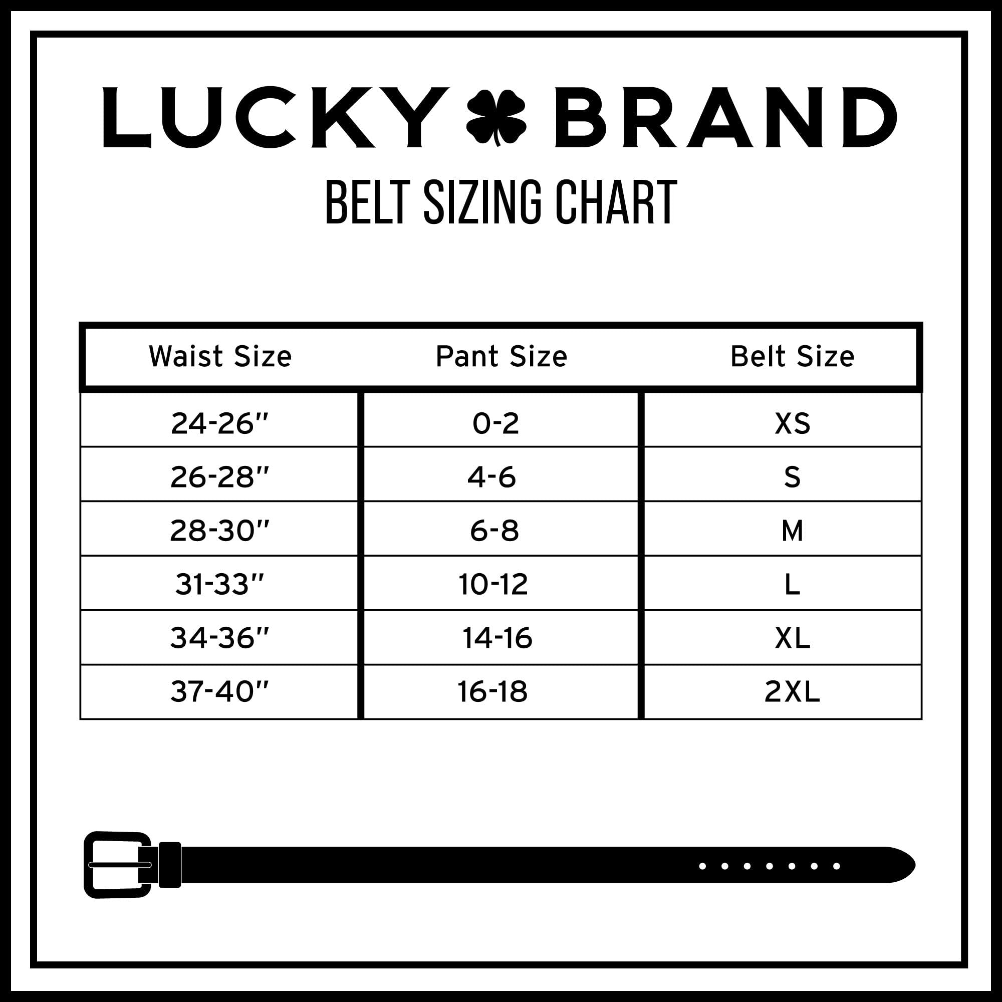 Lucky Brand Pasek Kobiety Skórzany pasek z tłoczonym paskiem