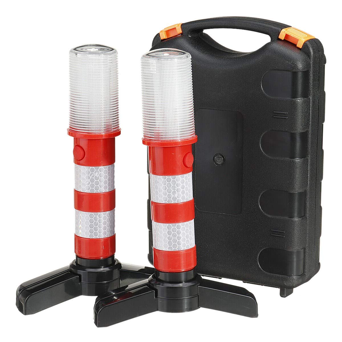 HTyghbn 2Pcs LED Emergency Road Flash Flare Roadside Beacon Strobe Warning