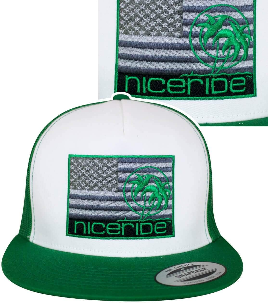 " Strong Classic Unisex Snapback Trucker Baseball Hat Green (One Size)