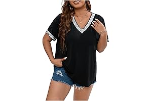Women's Plus Size Bling Tops