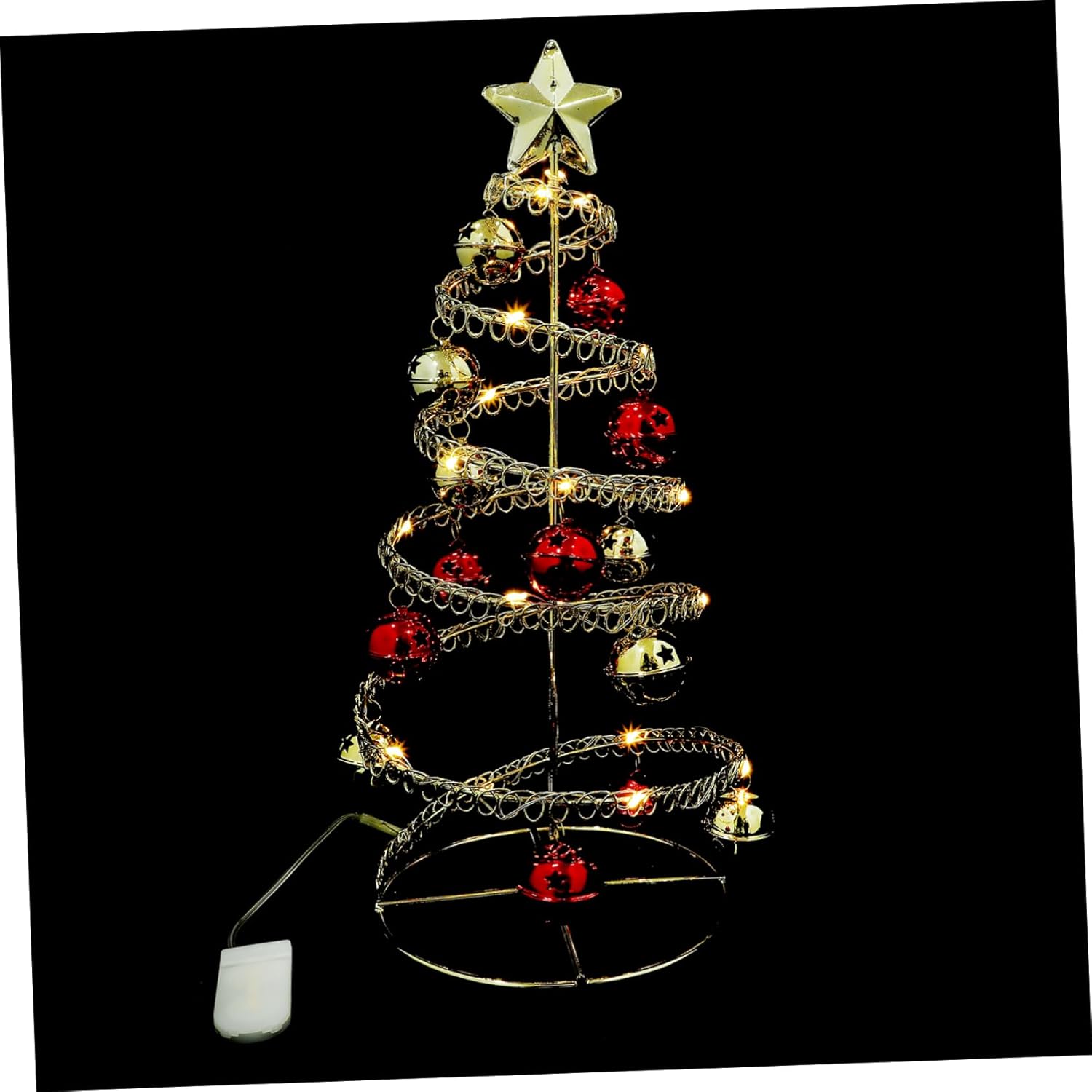 Amosfun Wrought Iron Christmas Tree Iron Xmas Tree Iron