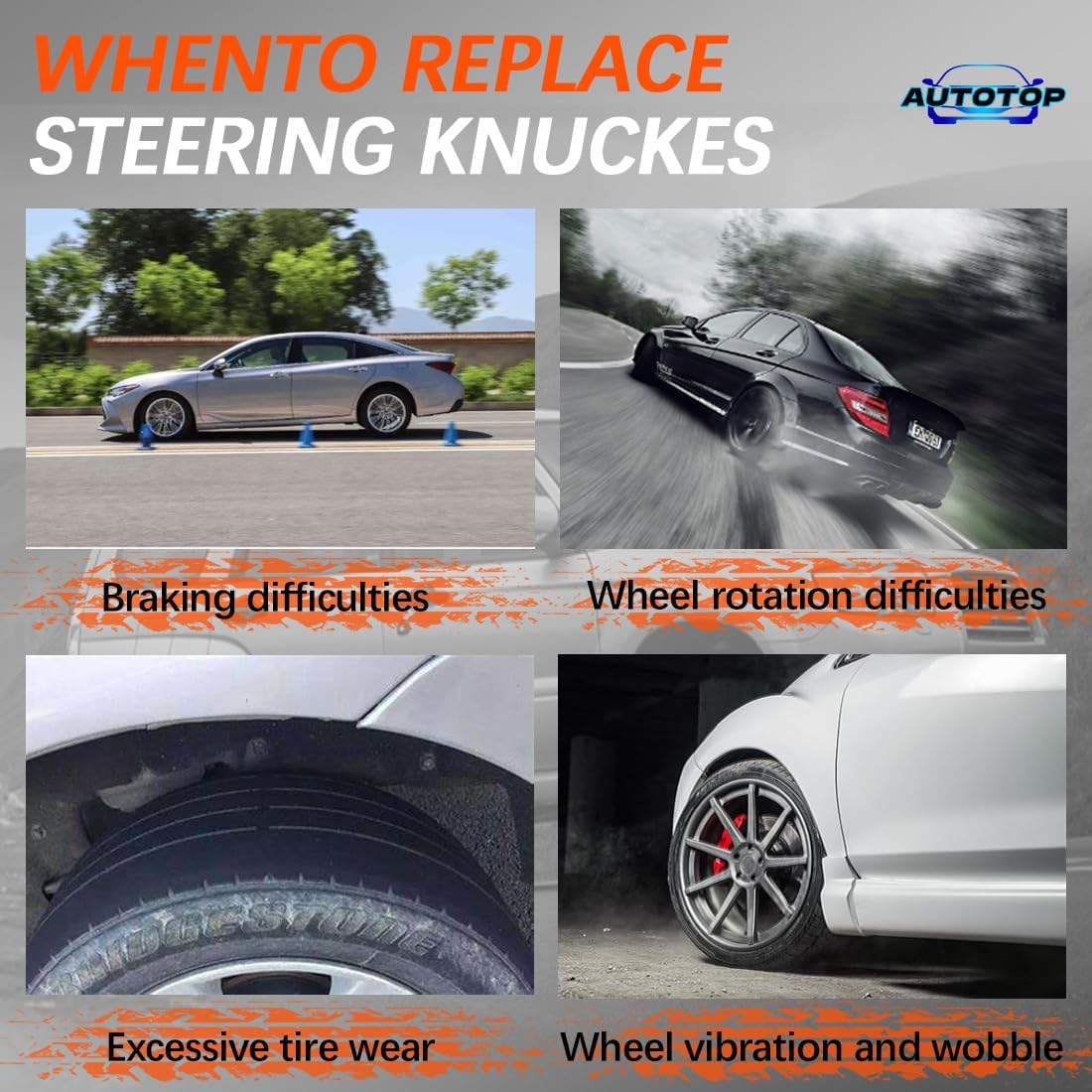 Front Right Steering Knuckle Compatible with Subaru Forester 2000–2008, Impreza 2000–2007, Legacy Outback 2000–2004, Baja 2003–2006, Replace 28313-AE020