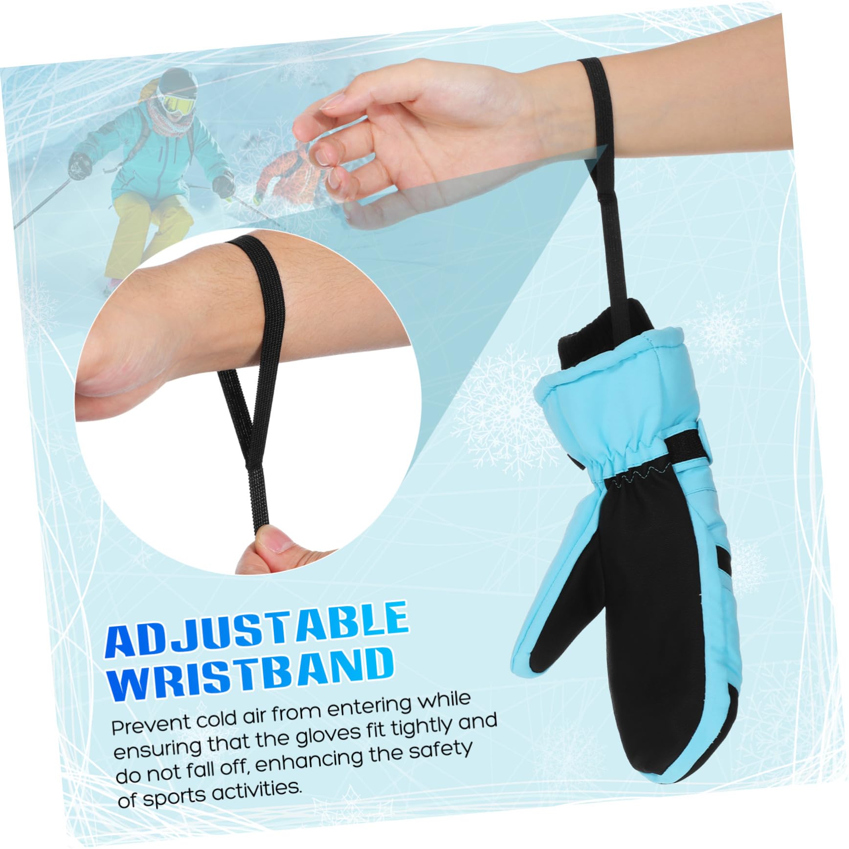 Toyvian Guantes de Invierno Impermeables para Nieve Térmicos Táctiles y Cortaviento para Hombre Mujer y Jóvenes Talla XL para Esquí Ciclismo y Senderismo