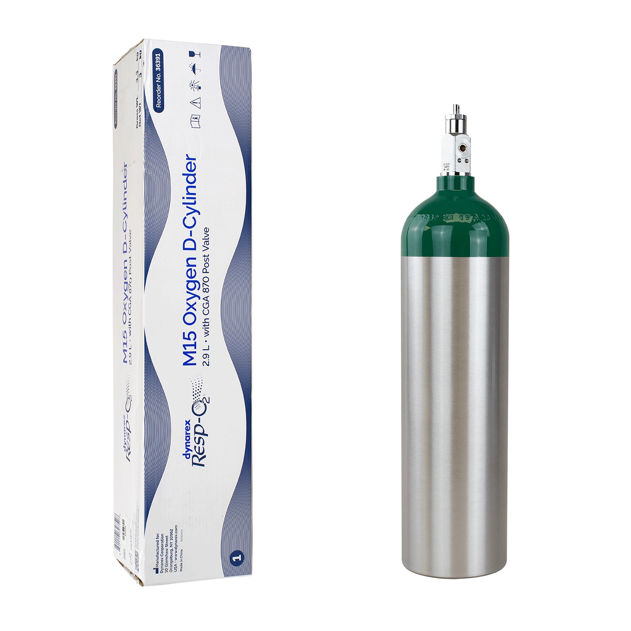 Amazon.com: Dynarex Resp-O2 M15 Oxygen D-Cylinder with CGA 870