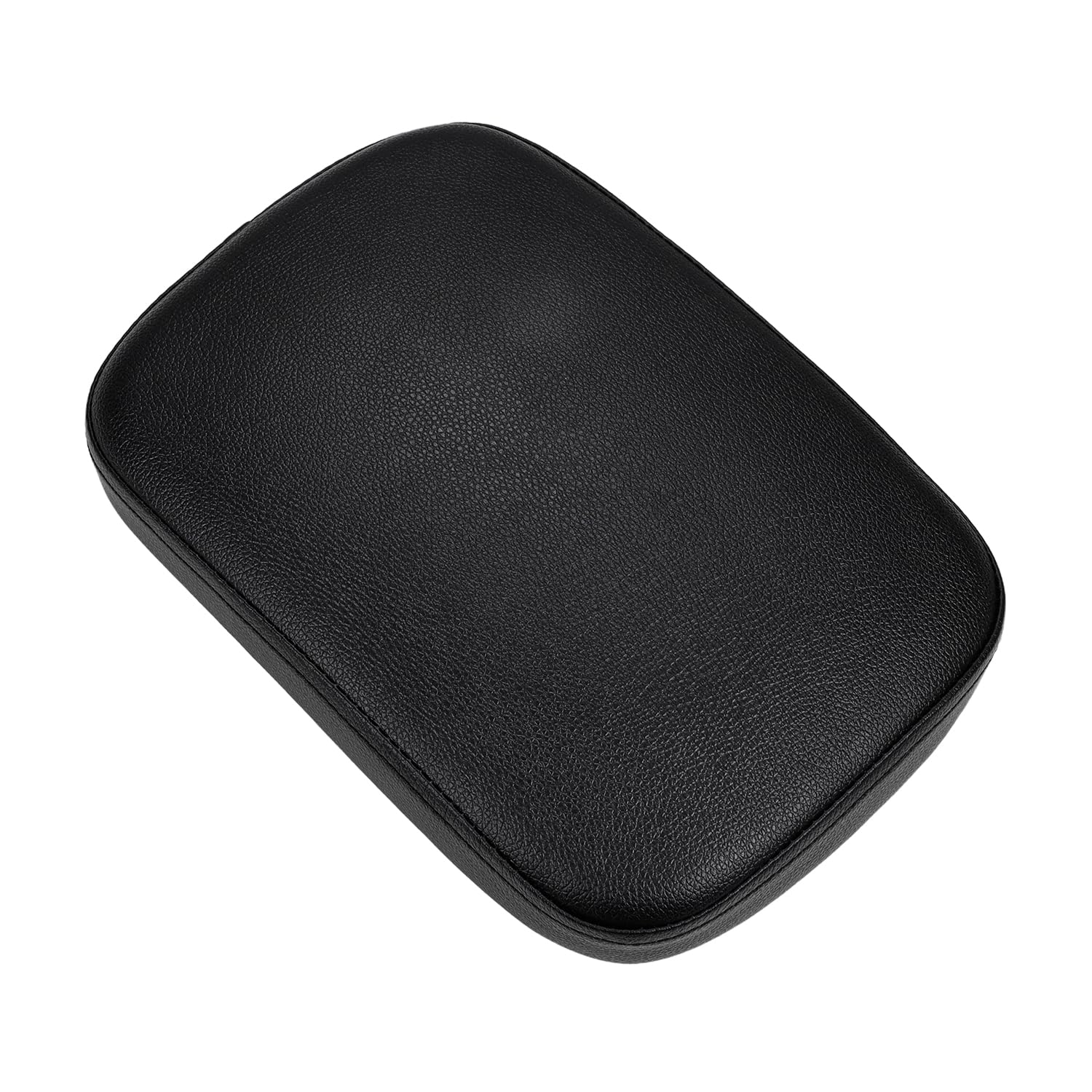 Cuscino Ventosa Moto,Cuscino Sella Moto Passeggero Custom 8 Ventosa Solo Posteriore Sedile Passeggero Sellino per Chopper Cruiser XL883 XL1200 X48 X72 Nero