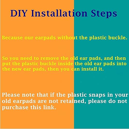 Miniatura 2 de TaiZiChangQin Almohadillas de repuesto de espuma viscoelástica compatibles con PowerLocus Bluetooth Heaphone Tela, color negro