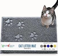 Vista 47 de Andalus - Alfombrilla pequeña para caja de arena de gatos, paquete de 1 - Alfombrilla impermeable, antideslizante y fácil de limpiar para caja