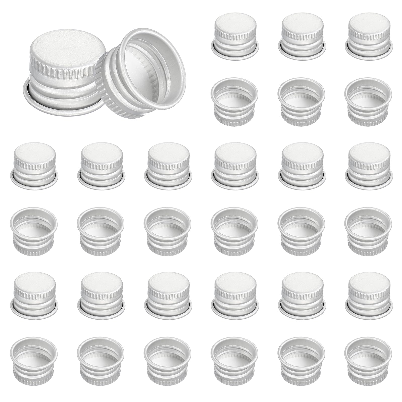 PATIKIL 31mm Aluminum Metal Round Mason Jar Screw Lids 54 Pcs Silver Tone — Amazon image 17