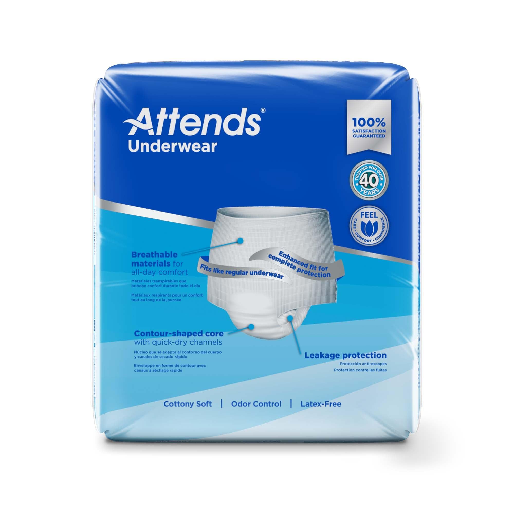 Attends Underwear Extra Absorbency, X-Large - 14 count by Attends