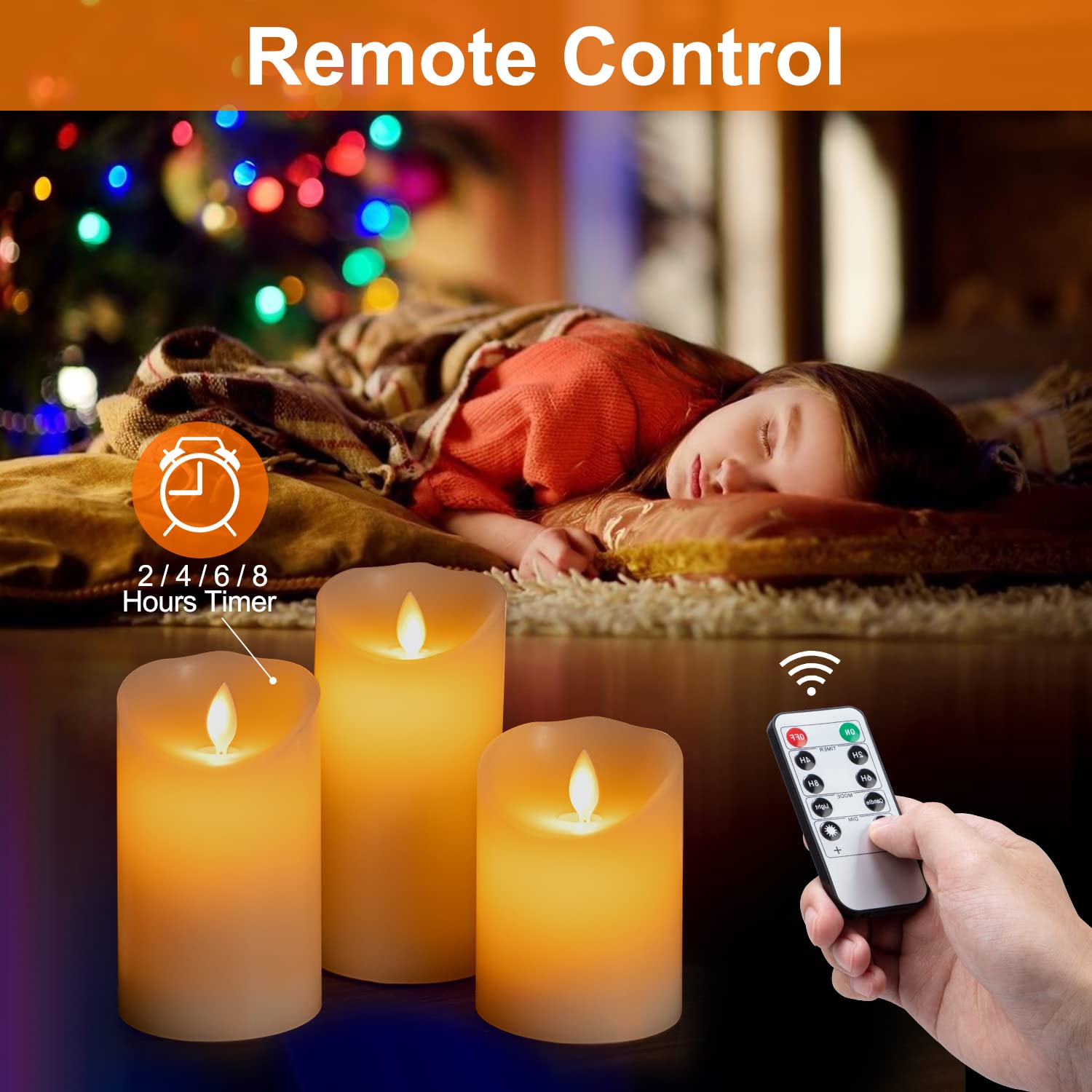 Flamme De Bougie Qui Bouge Sans Vent Gr4tec Lot de 3 Bougies LED avec Télécommande, Bougies sans Flamme en Cire  Réelle, Fonction de Minuterie, Flamme Vacillante sans Fumée Dimmable,  Décoration Mariage Anniversaire Soirée 3xAAA Piles : Amazon.com.be: Cuisine  et