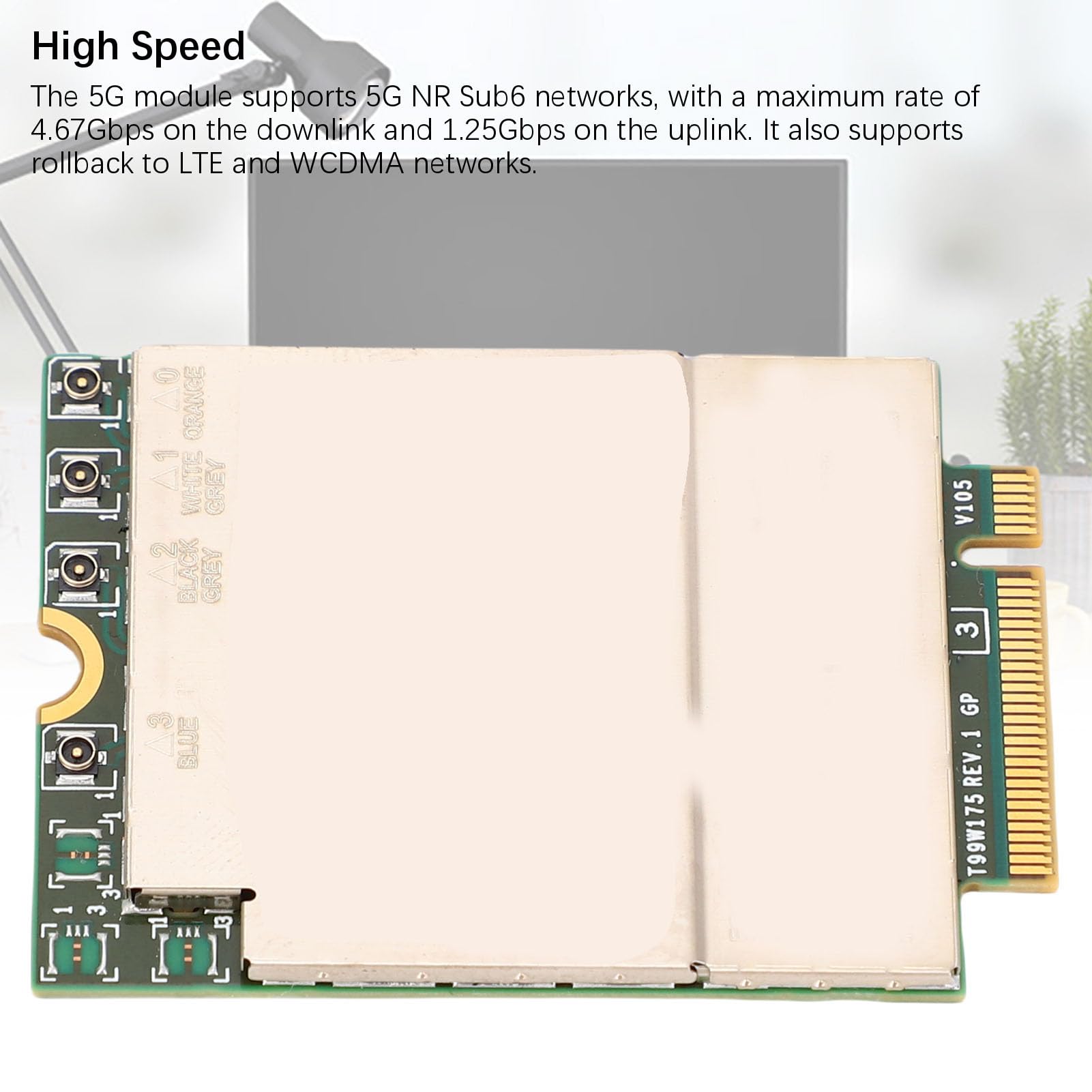 XUMIUZIY T99W175 5G Module M.2 WWAN Card, PCI Express, for Network