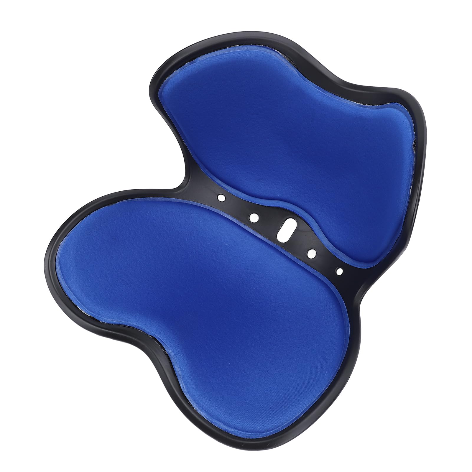 Naroote Soporte Lumbar Ergonómico, Silla de Soporte Lumbar para el Asiento del Piso Forma de Pétalos Multipropósito para Automóvil (Blue)