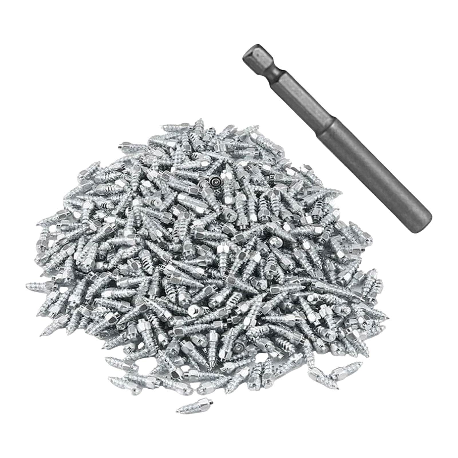200 Unidades de Clavos de Deslizamiento para Neumáticos, Tacos para Nieve, para Motocicletas Y Scooters.