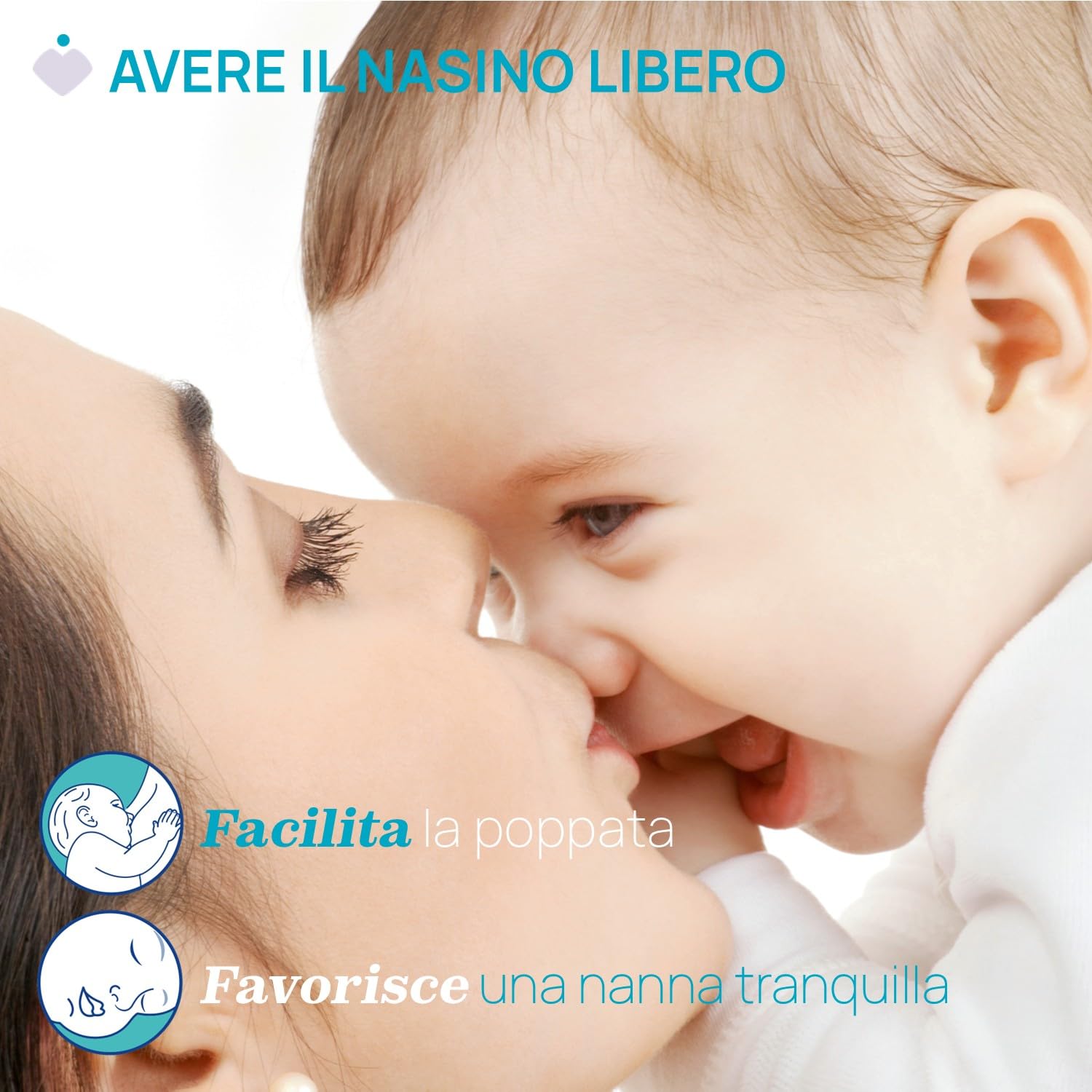 Chicco PhysioClean Kit Aspiratore Nasale Neonato 0m+, Soluzione Igiene Nasale, Forma Ergonomica Antiscivolo, Beccucci Morbidi e Flessibili, Include Filtro Assorbente e Pratica Bustina Richiudibile
