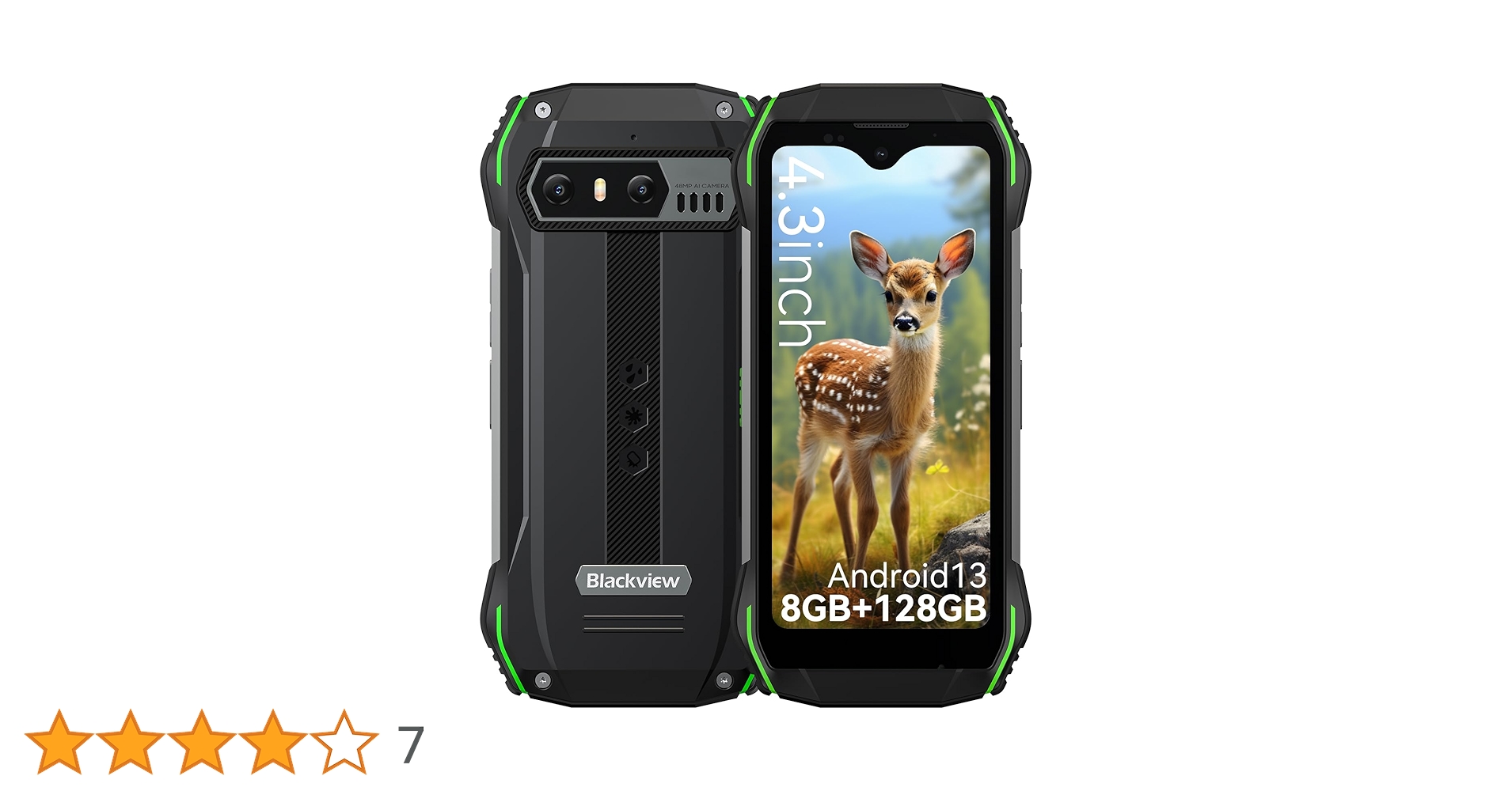 Amazon | [2024 Android13 タフネスマホ]Blackview N6000SE