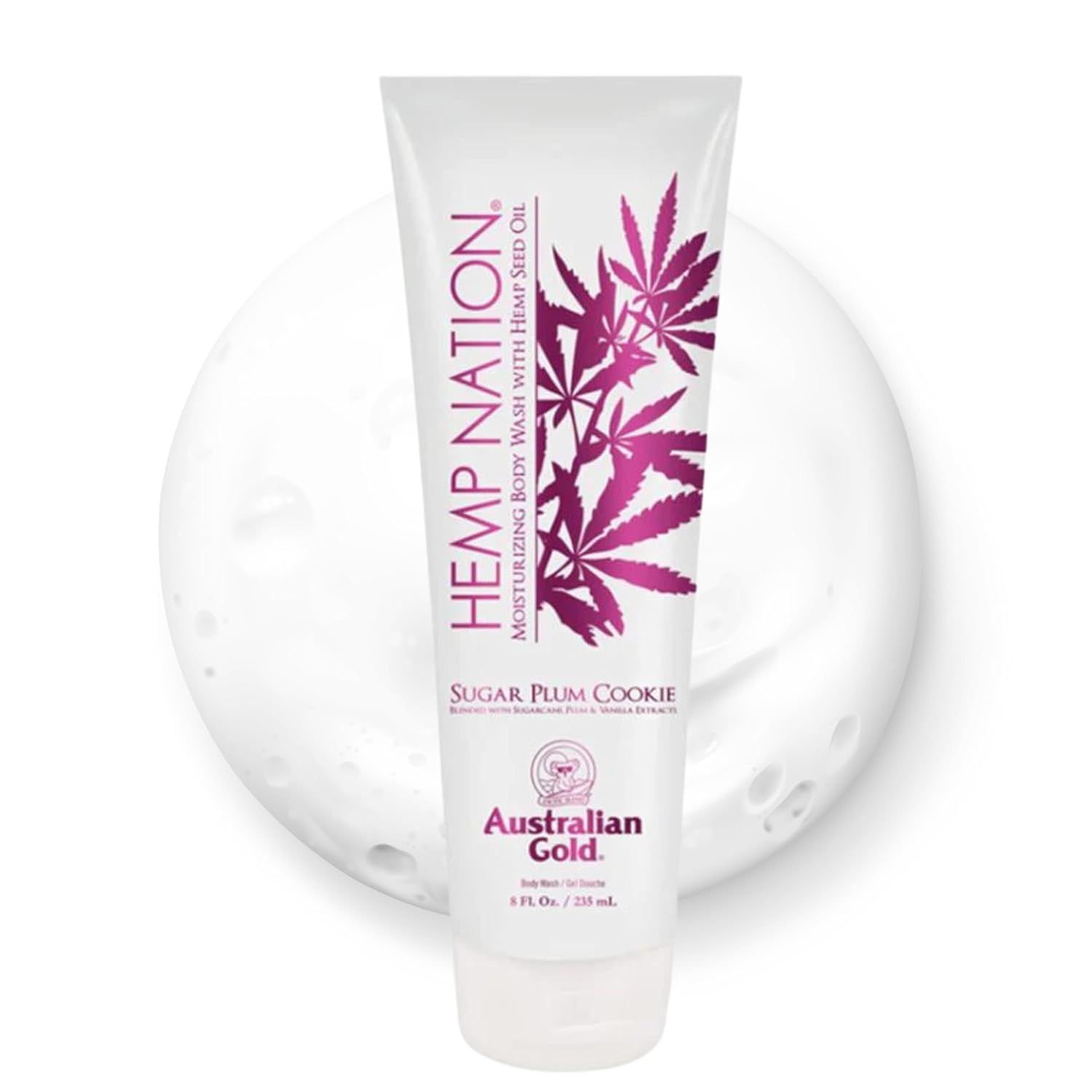 Australian Gold Hemp Nation Sugar Plum Cookie Body Wash 8oz LIMITED EDITION