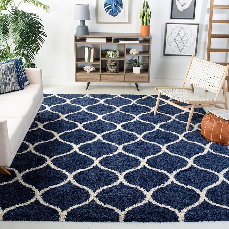 Image of zia carpets Cozy Soft Shaggy Non Slip Carpet for Home Decor Aesthetic Rugs with 2.5 inch Thikness Size 3x5 feet