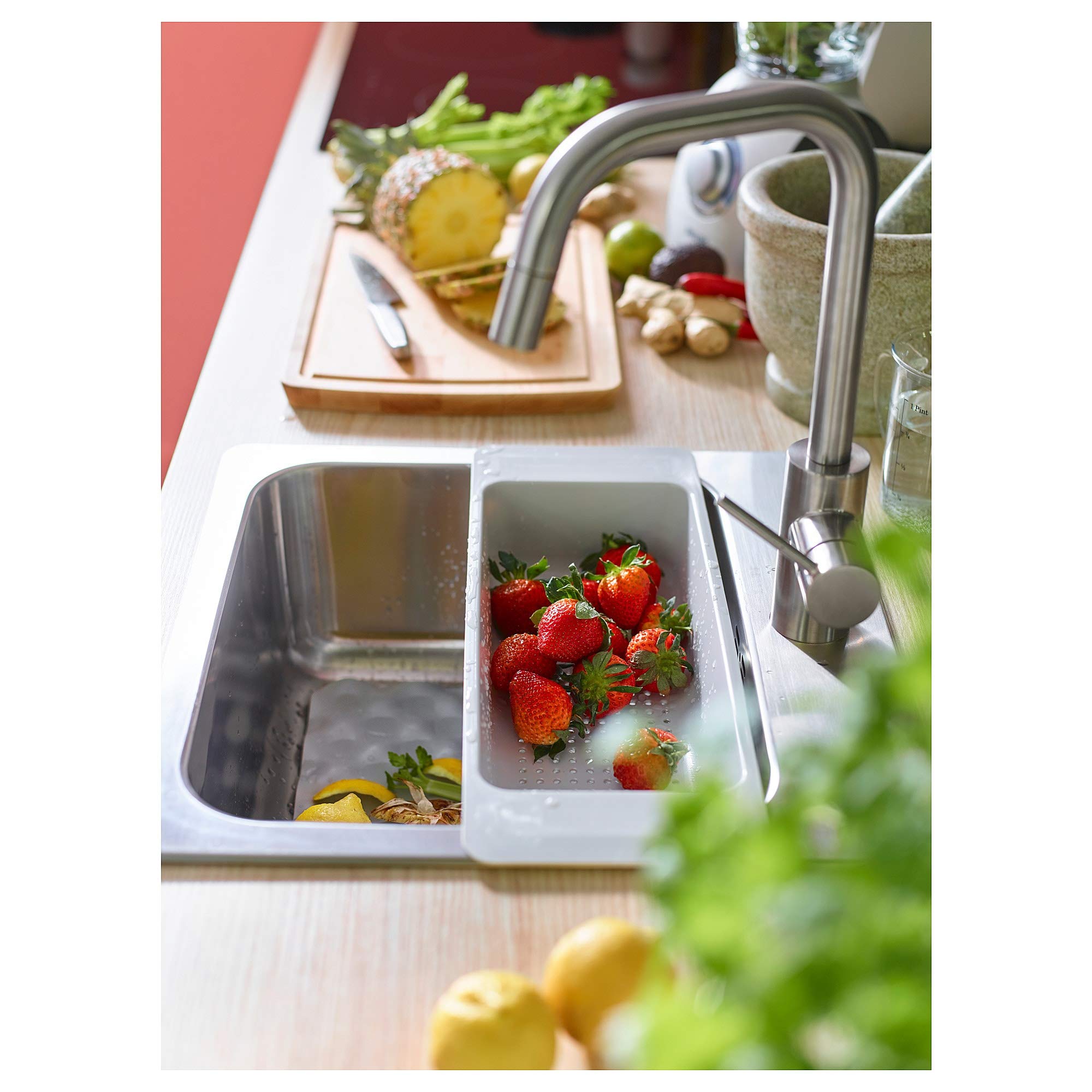 Ikea 803 416 51 Almaren Kitchen Faucet With Pull Out Spout Stainless Steel Color Buy Online At Best Price In Uae Amazon Ae