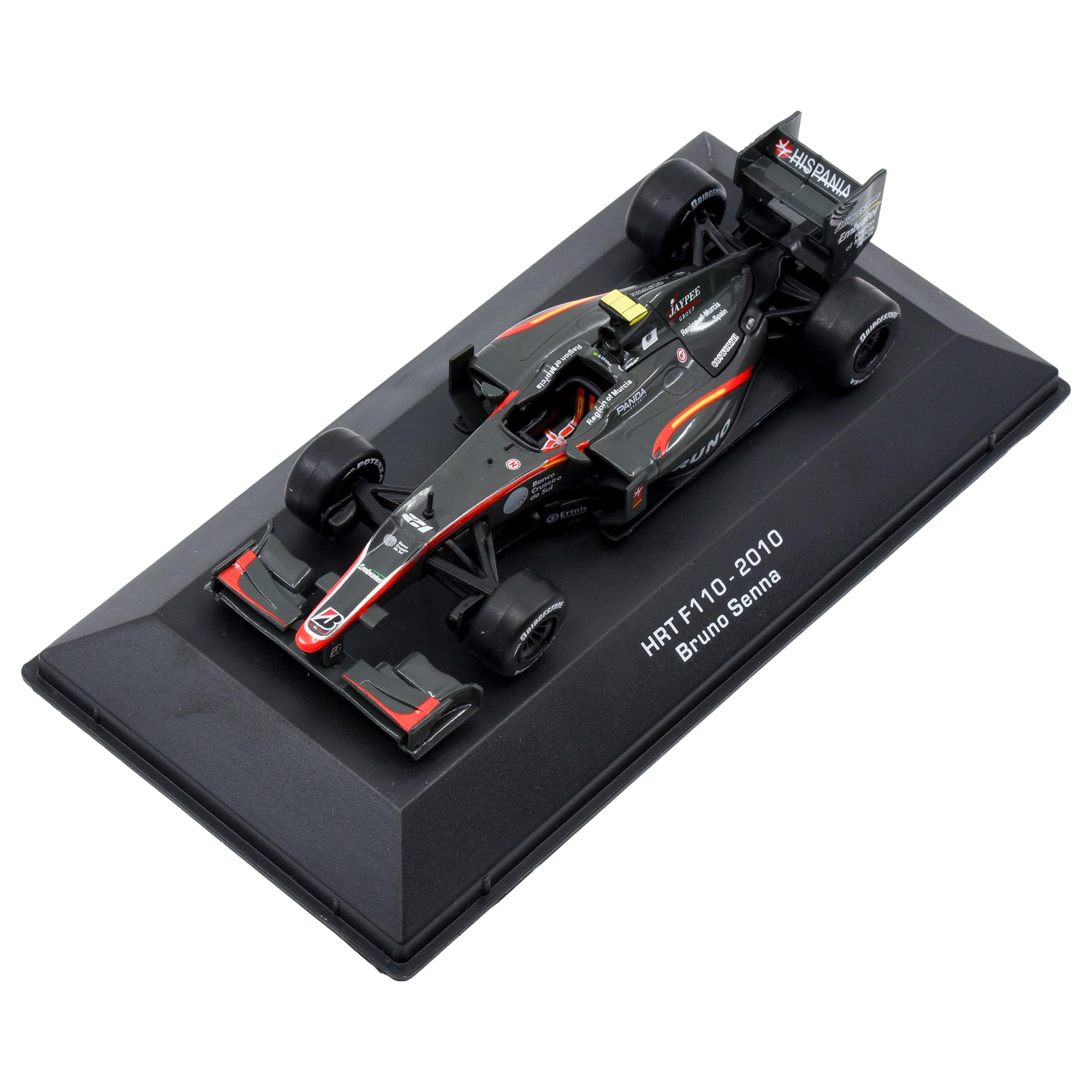 1:43 F1 Team F110-2010 Formula 1 Carrera Collection #21 Model Inspired by Bruno Senna Model Collectible Cast Metal
