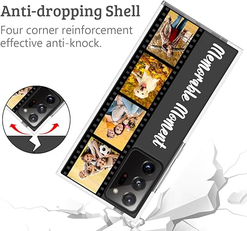 Miniatura 4 de Fundas de teléfono personalizadas con múltiples imágenes para Samsung Galaxy Note 20 Ultra, personaliza la funda de tu teléfono con imágenes de