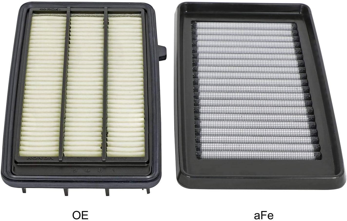 aFe POWER Magnum FLOW OE Replacement Air Filter w/Pro DRY S Media for Honda Civic 16-21/Civic Si 17-20/CR-V 17-22 L4-1.5L (t) #31-10267