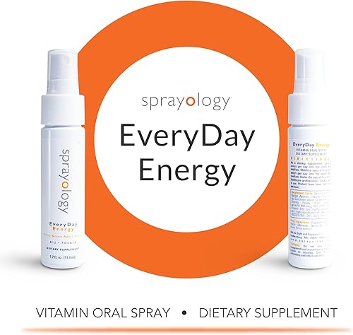 Miniatura 2 de Sprayology Everyday Energy - Suplemento de folato y vitamina B12 - Spray oral de vitamina vegana  Sin gluten  Todo natural  Sin lactosa  Vegano