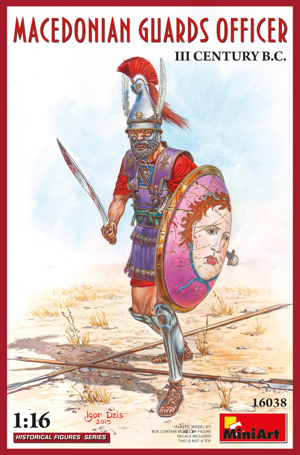 MiniArt 1:16 - Ufficiale della Guardia Macedone, III secolo a.C