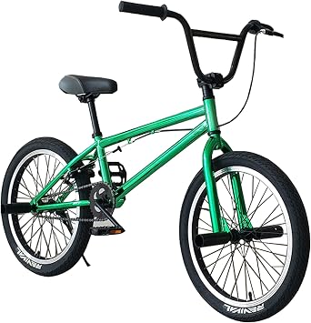 ORDlBMX BMX Bicycles 20 Inch Street BMX Bikes, Adults and Children Beginner Level to Advanced Riders, Professional Grade Stunt Action Biketrial BMX Bicycles with High Carbon Steel Body
