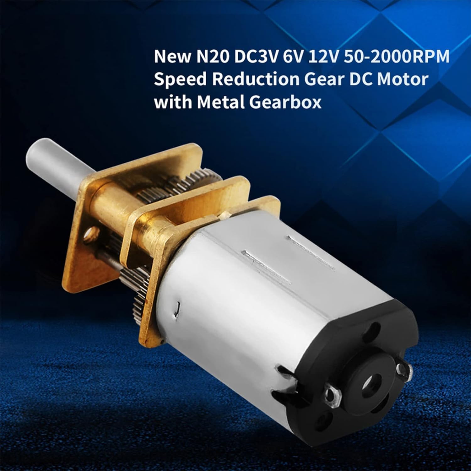 Silnik Przekładni, Silnik Redukcji Mikro Prędkości, N20 DC3V 6V 12V 150 Rpm Redukcja Prędkości Silnik DC Silnik z metalową skrzynią Biegów dla Model Robota Samochodowego RC